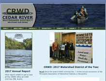 Tablet Screenshot of cedarriverwd.org